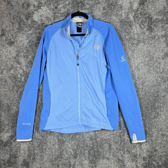 The North Face Jackets & Blazers - The North Face Jacket Womens Large Blue Flight Series TKA Stretch Zip Hiking